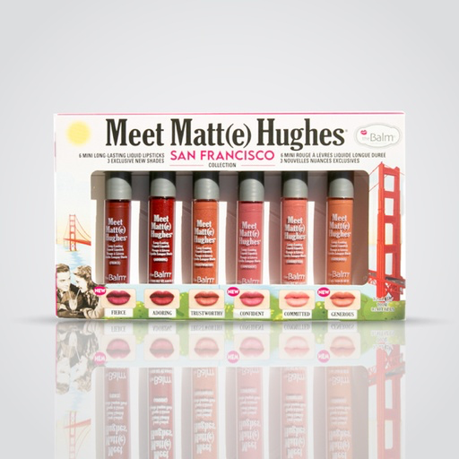 theBalm Meet Matte Hughes 6-pc Mini Kit SF Collection