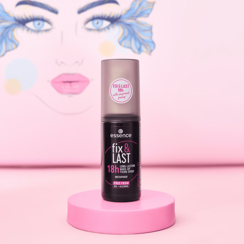 Essence Fix & last 18h long lasting makeup fixing spray