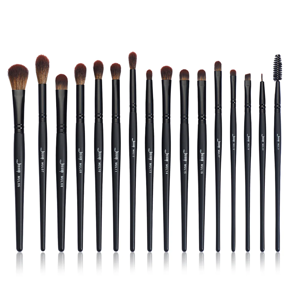 Black Precision Brush Kit 16pcs T272