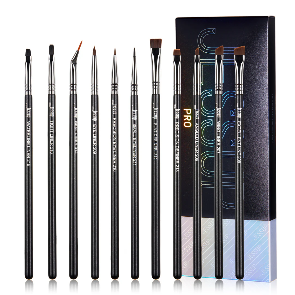 Professional Makeup Eyeliner Brush Set 11pcs T324