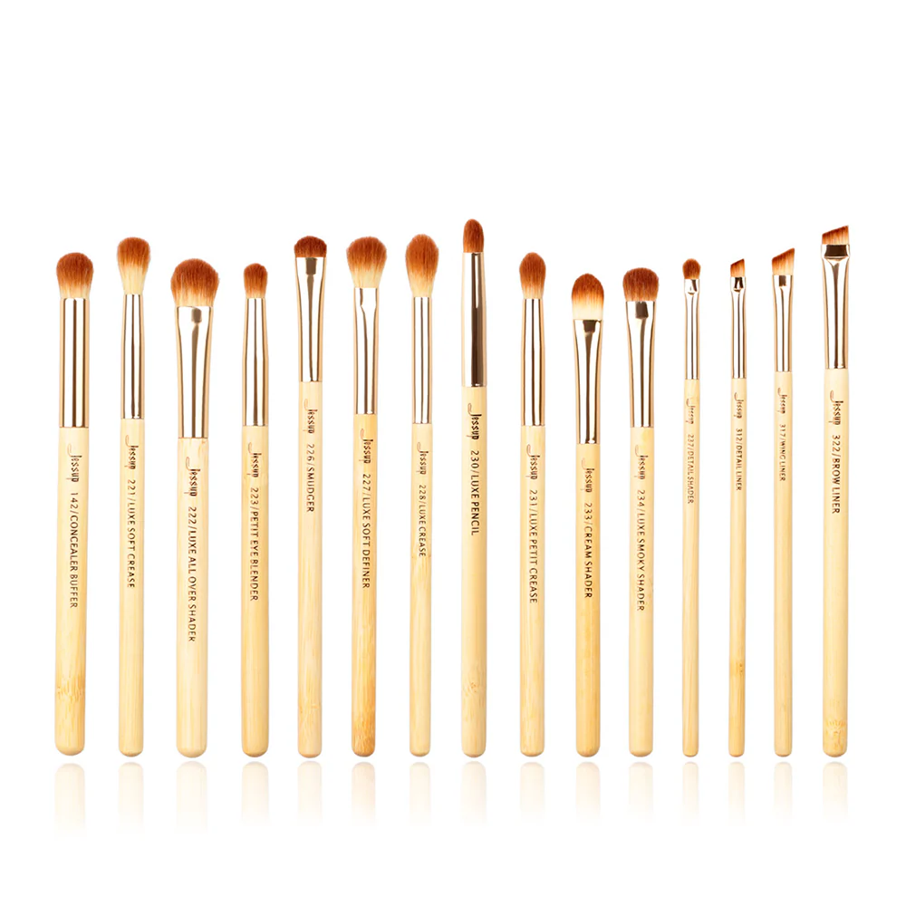 Bamboo Eyes Brushes Set 15Pcs T137