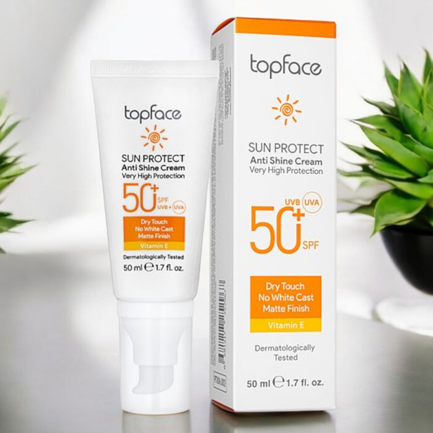Top face Sun Protect Anti Shine 50+ Spf - 50ml