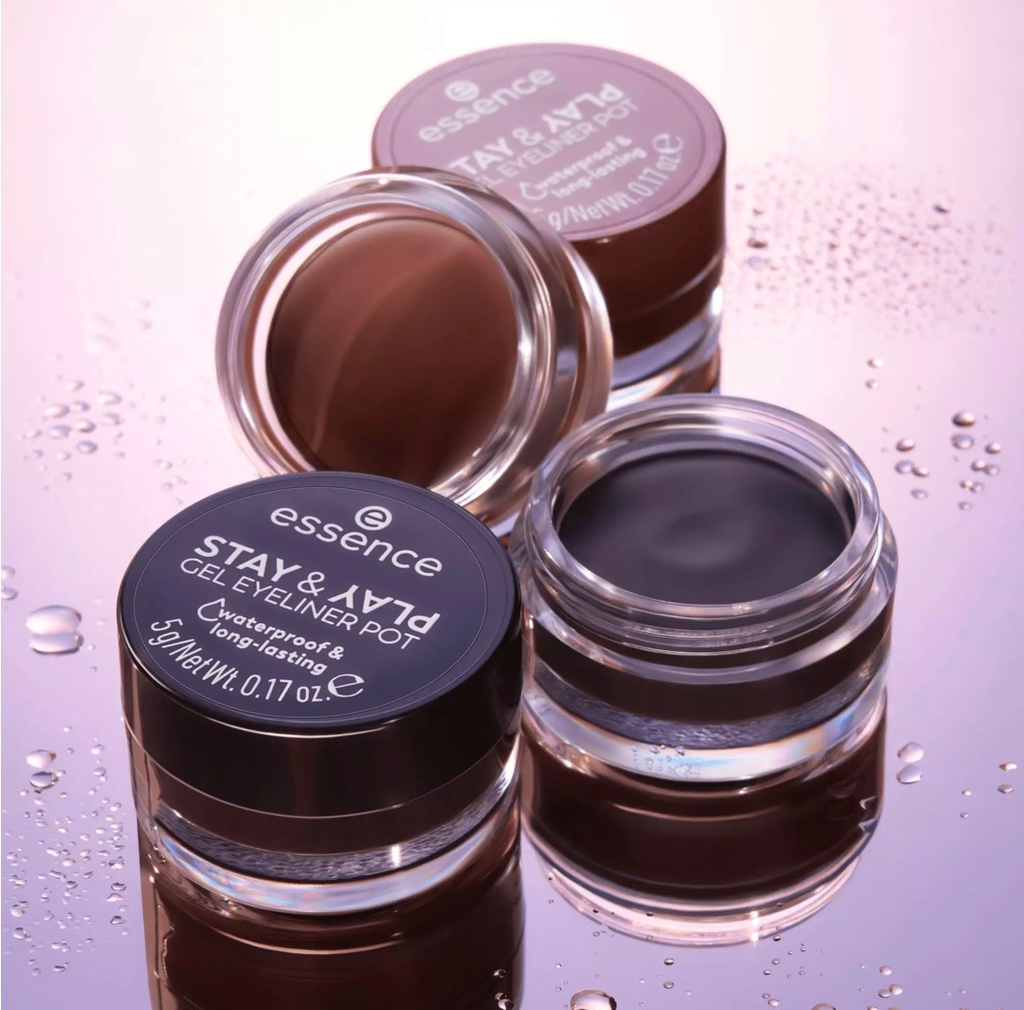 Essence STAY & PLAY GEL EYELINER POT (01 - Black)