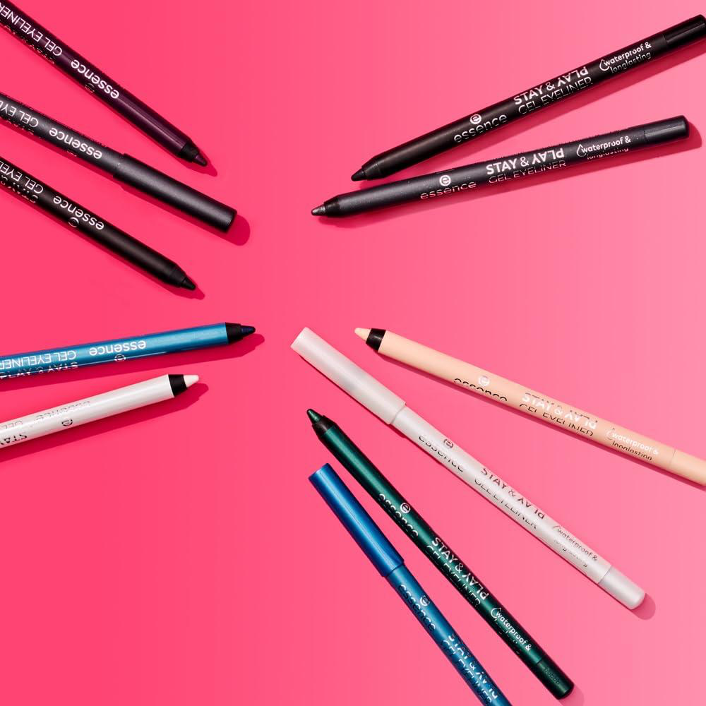 Essence STAY & PLAY GEL EYELINER (01 - Black Raven)