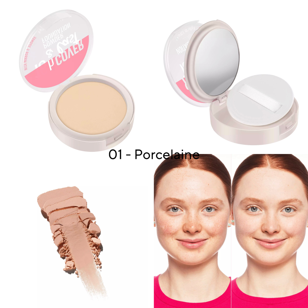 Essence 16h COVER & last POWDER FOUNDATION