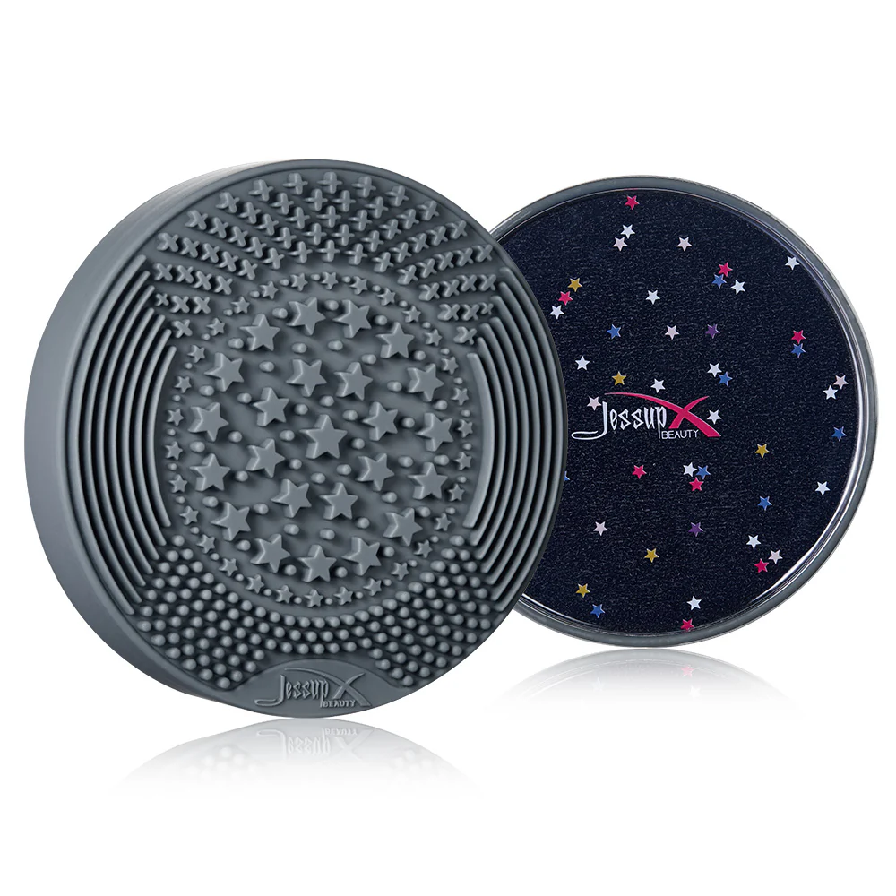 Brush Cleaner 2-IN-1 Dry(Sponge) & Wet(Silicone) (Magnet)