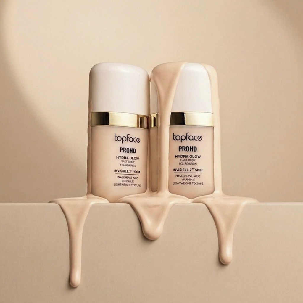 Topface PROHD Hydra Glow Easy Drop foundation (001 Alabaster)
